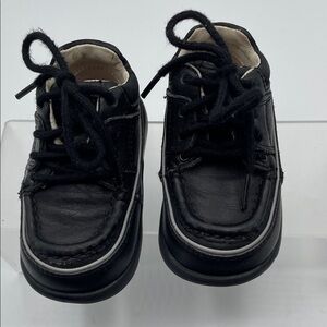 Rockport Kids Black lace-up black shoes size 3.5